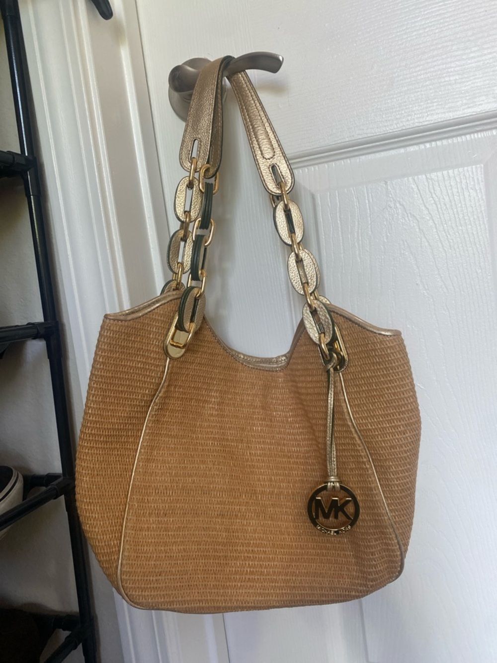 Michael Kors Straw Handbag